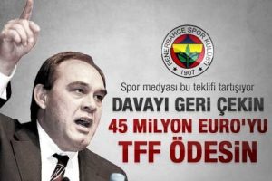 Fenerbah&ccedil;e'nin şike davasıyla ilgili şok iddia