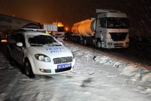 TIR'lara Bolu dağı yasak!