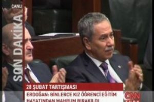 Tayyip Erdoğan, B&uuml;lent Arın&ccedil;'ı ağlattı