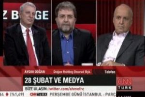 Aydın Doğan canlı yayına bağlandı st&uuml;dyo buz kesti