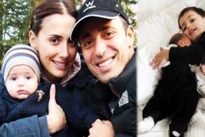 Oğlunun ismini a&ccedil;ıkladı