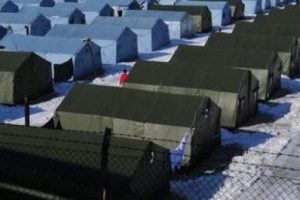 Van'da &ccedil;adırlar toplandı