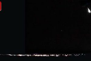 G&ouml;ky&uuml;z&uuml;nde meteor şov