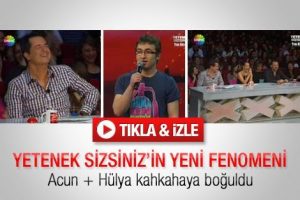 Yetenek Sizsiniz'in yeni fenomeni
