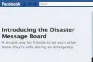 Facebook afete karşı