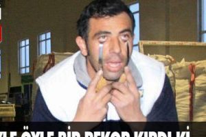 G&ouml;zleriyle &ouml;yle bir rekor kırdı ki!