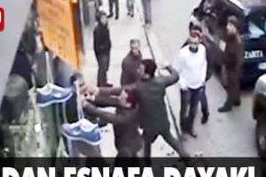 Zabıtadan esnafa dayak!