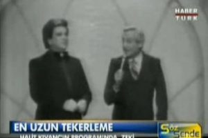 Halit Kıvan&ccedil;'ın tekerlemesi ekrana kilitledi