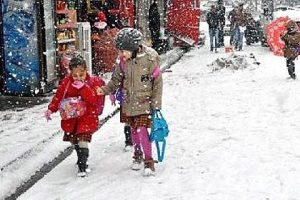 Bu il&ccedil;ede okullar tatil oldu