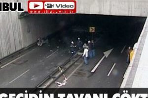 Alt ge&ccedil;idin tavanı &ccedil;&ouml;kt&uuml;!