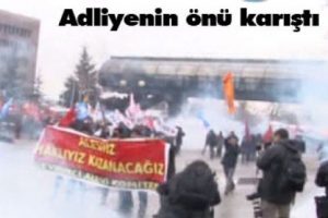 Sivas davası d&uuml;şt&uuml;, adliyenin &ouml;n&uuml; karıştı