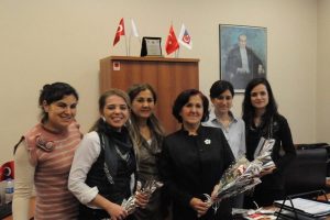 Funda Harput'tan Kadınlar G&uuml;n&uuml; ziyareti