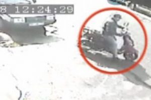 S&uuml;tl&uuml;ce bombacıları g&uuml;venlik kamerasında