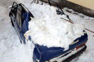 Kar, otomobili bu hale getirdi