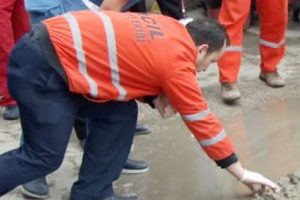 Hastane bah&ccedil;esinde şok g&ouml;r&uuml;nt&uuml;!