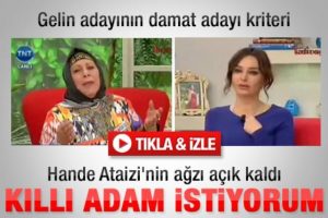İzdiva&ccedil;'a damga vuran gelin adayı: Kıllı erkek istiyorum