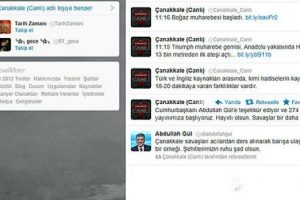 İlk tweet G&uuml;l'den