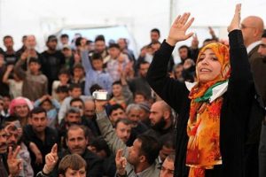 Suriyelilere destek verdi
