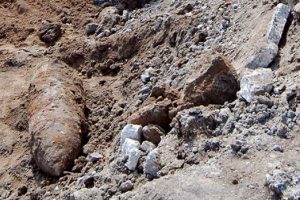 &Ccedil;anakkale'de patlamamış bomba bulundu