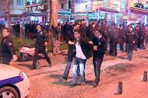 Polis-esnaf meydan kavgası