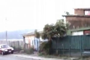 Şili'de deprem anı amat&ouml;r kamerada