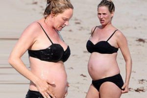 İşte hamile Uma Thurman