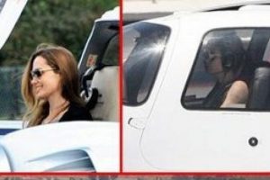 Angelina'nın u&ccedil;ak keyfi