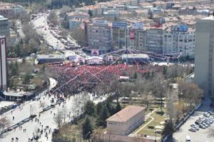 CHP'nin Tandoğan mitingine ka&ccedil; kişi katıldı?