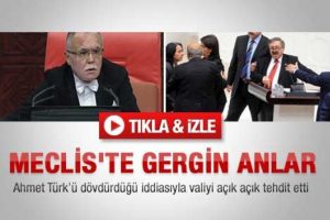 Meclis'te gergin anlar