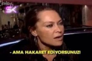 H&uuml;lya Avşar'dan muhabire gerizekalı hakareti