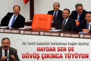 Bakanları kahkahaya boğan diyalog