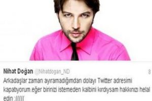 Nihat Doğan, Twitter hesabını kapatıyor mu?