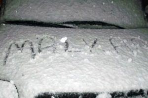Nisan'da kar yağdı!