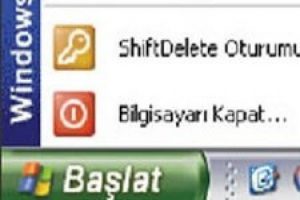 Başlat'a veda