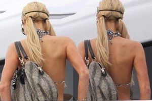 Paris Hilton'dan şok frikik!