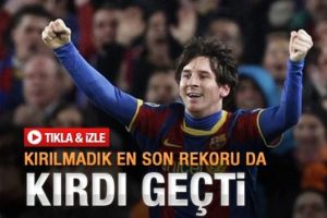 Messi'den bir rekor daha