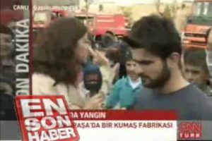 CNN T&uuml;rk muhabirinden canlı yayında tokat