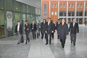 Moğolistan'ın ilk Cumhurbaşkanı Merinos AKKM'yi gezdi