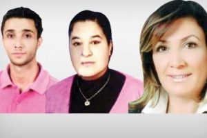 Gelin, damat ve annesi sır oldu