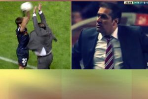 Yeşil sahalarda ender g&ouml;r&uuml;lecek sma&ccedil;!