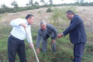 Harmancıklı imamlar fidan dikti