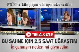 Hilal Cebeci, klipte neden i&ccedil; &ccedil;amaşırı giymediğini anlattı