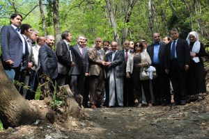 Arap bakanların şelale keyfi