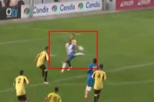 İspanya'da akıllara zarar gol