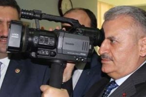 Bakan Yıldırım kameraman oldu