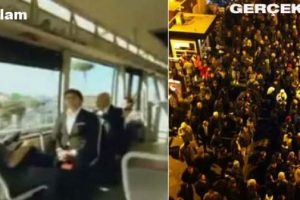 Vatan Şaşmaz'lı metrob&uuml;s reklamı