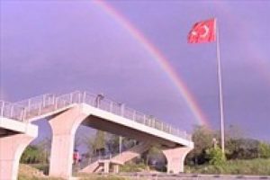 İstanbul'a g&ouml;kkuşağı s&uuml;rprizi