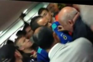 Sadri Şener ile Semih kavgasının ilk g&ouml;r&uuml;nt&uuml;leri