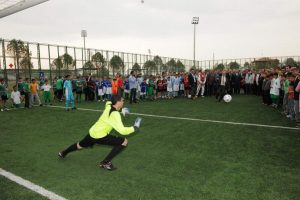 Başkan Altepe penaltı attı 3'te 2 yaptı