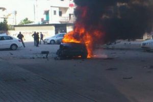 Suriye'de bomba y&uuml;kl&uuml; ara&ccedil; patladı